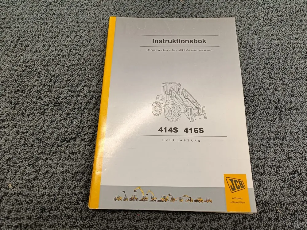 JCB 414S, 416S / Ohjekirja
