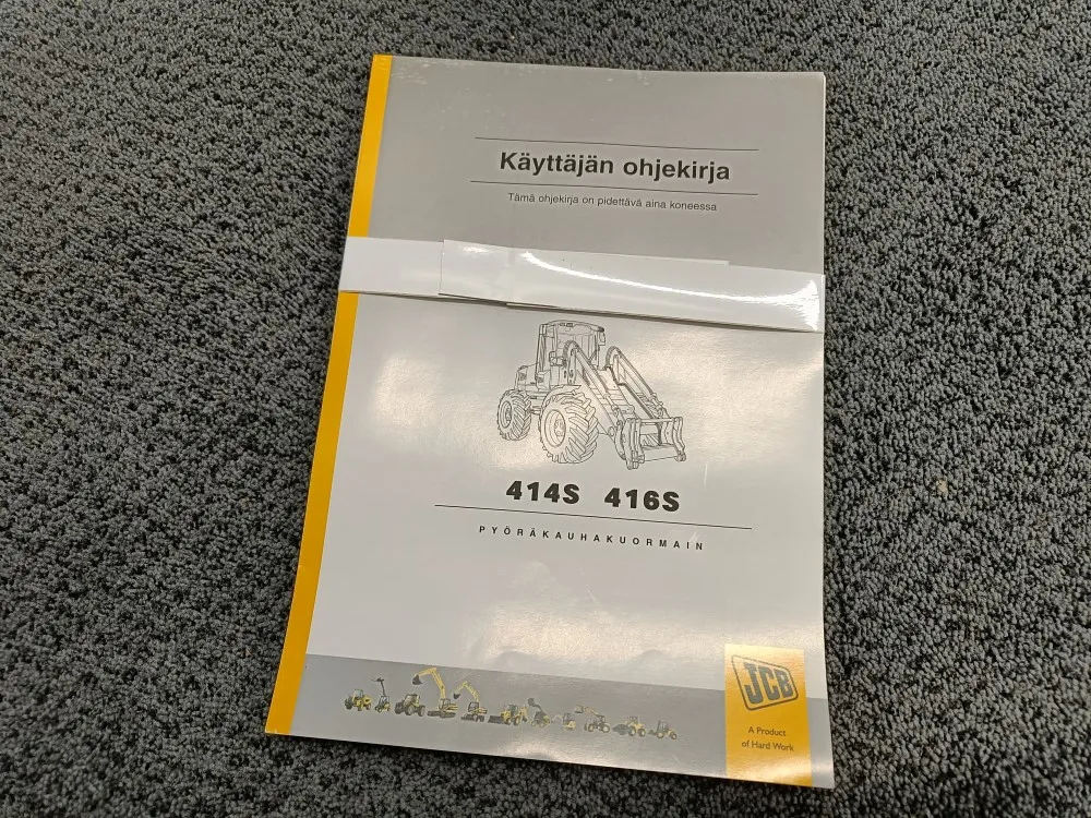 JCB 414S, 416S / Ohjekirja