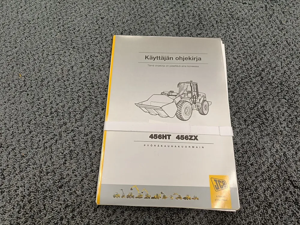 JCB 456HT, 456ZX / Ohjekirja