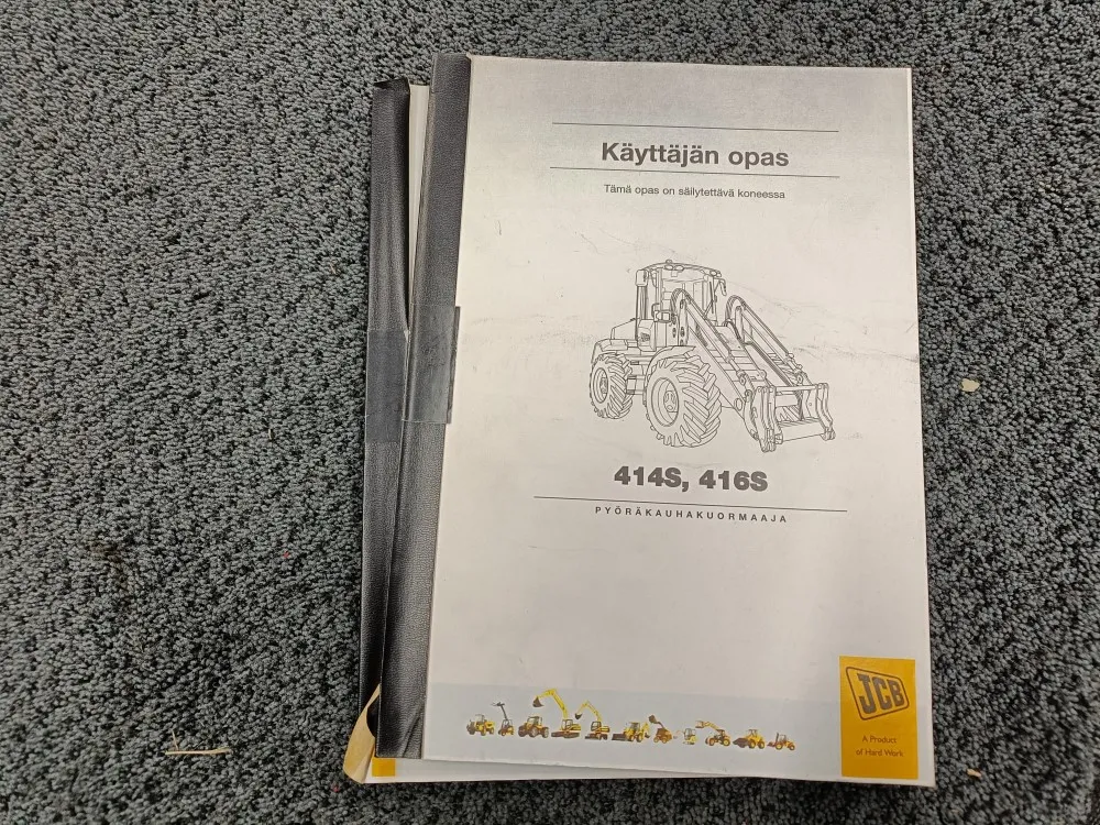 JCB 414S, 416S / Ohjekirja