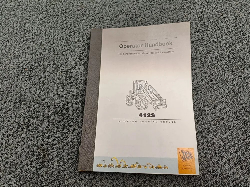 JCB 412S / Ohjekirja