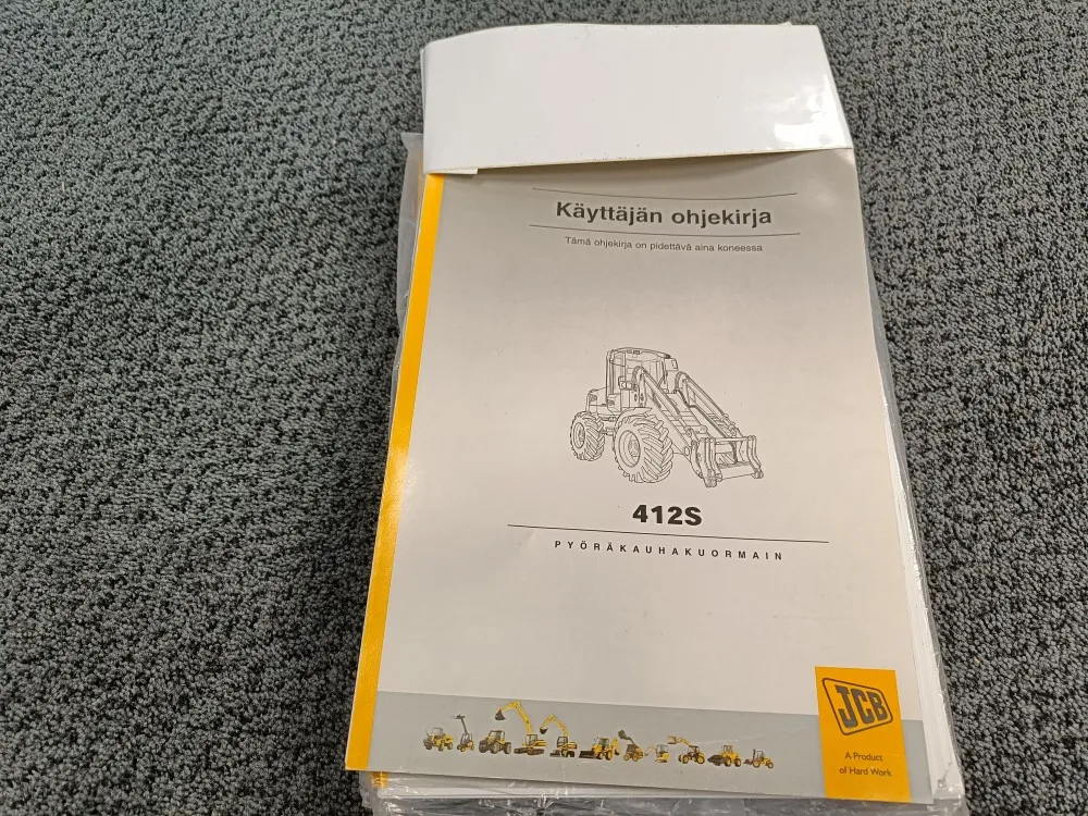 JCB 412S / Ohjekirja