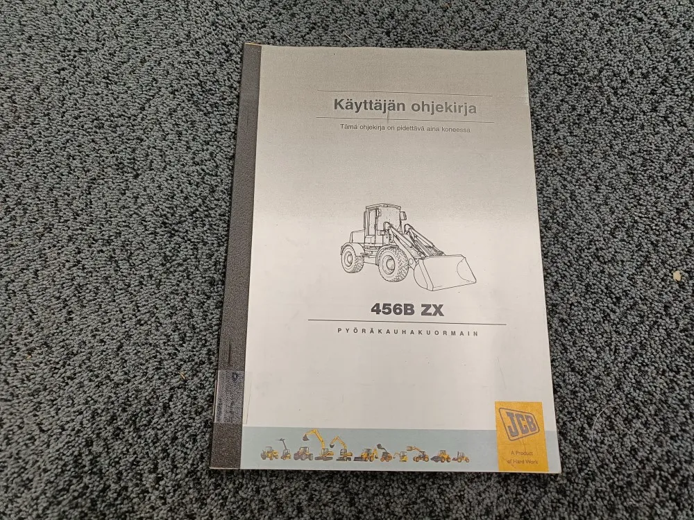 JCB 456B ZX / Ohjekirja