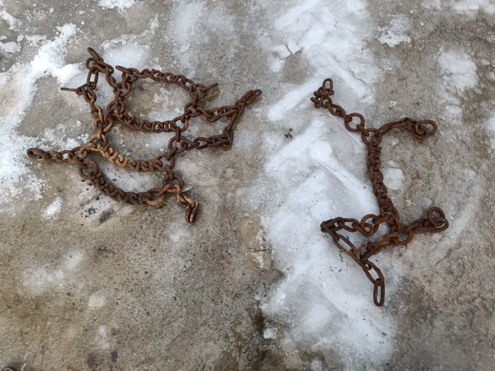 Piikkiketjupari 13.6x36 / Traktorin ketjut - vahvuus 10mm