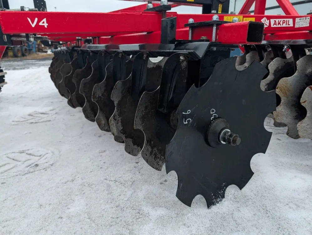 Akpil V4 315cm lautasäes / Putkipakkerilla - 56cm kiekot