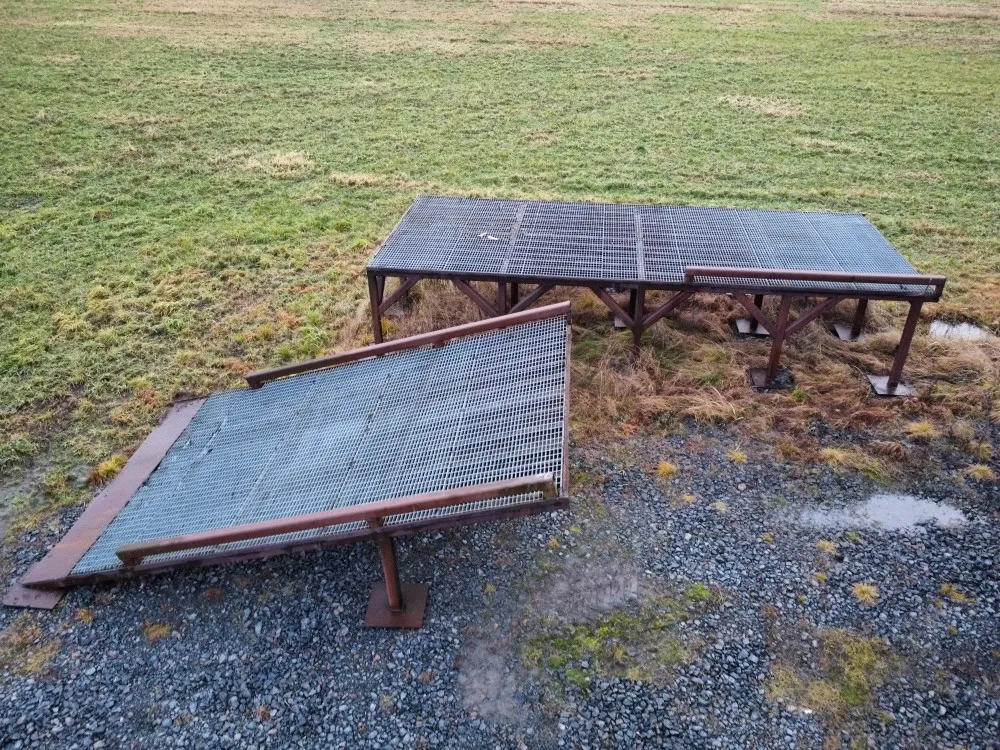 Lastausramppi - pituus 12m / Leveys 300cm - Järeästi rakennettu