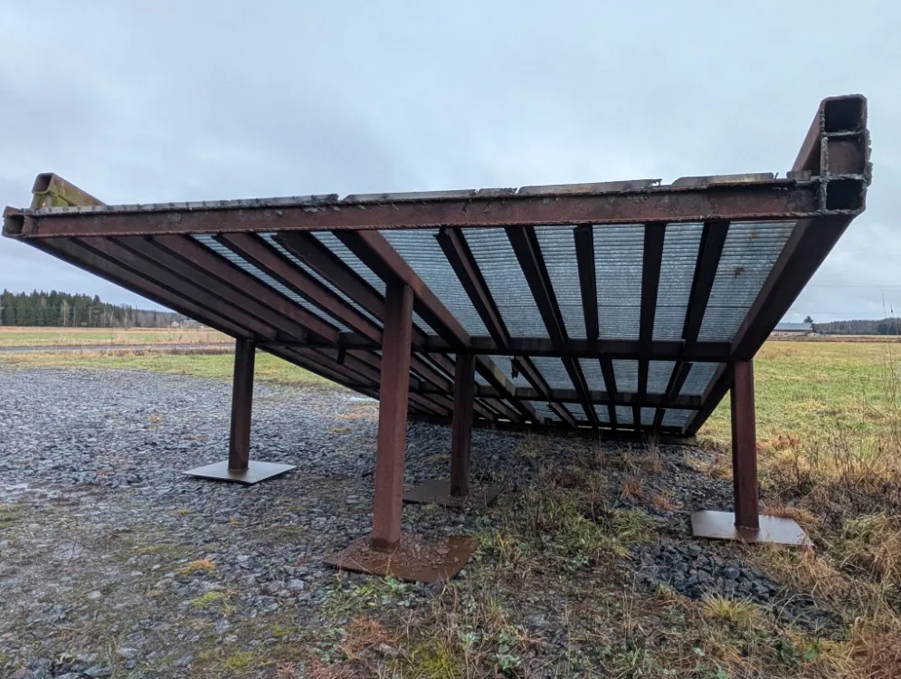 Lastausramppi - pituus 12m / Leveys 300cm - Järeästi rakennettu