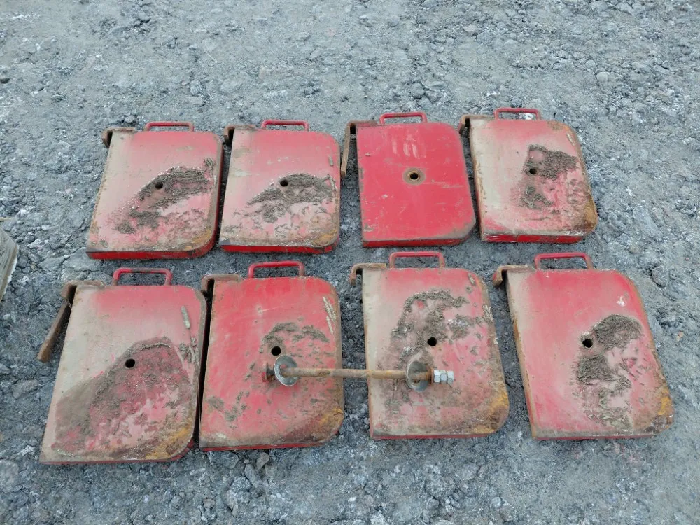 Massey Ferguson etupainot - 8kpl-sarja / Nokkapainot MF165S traktorista