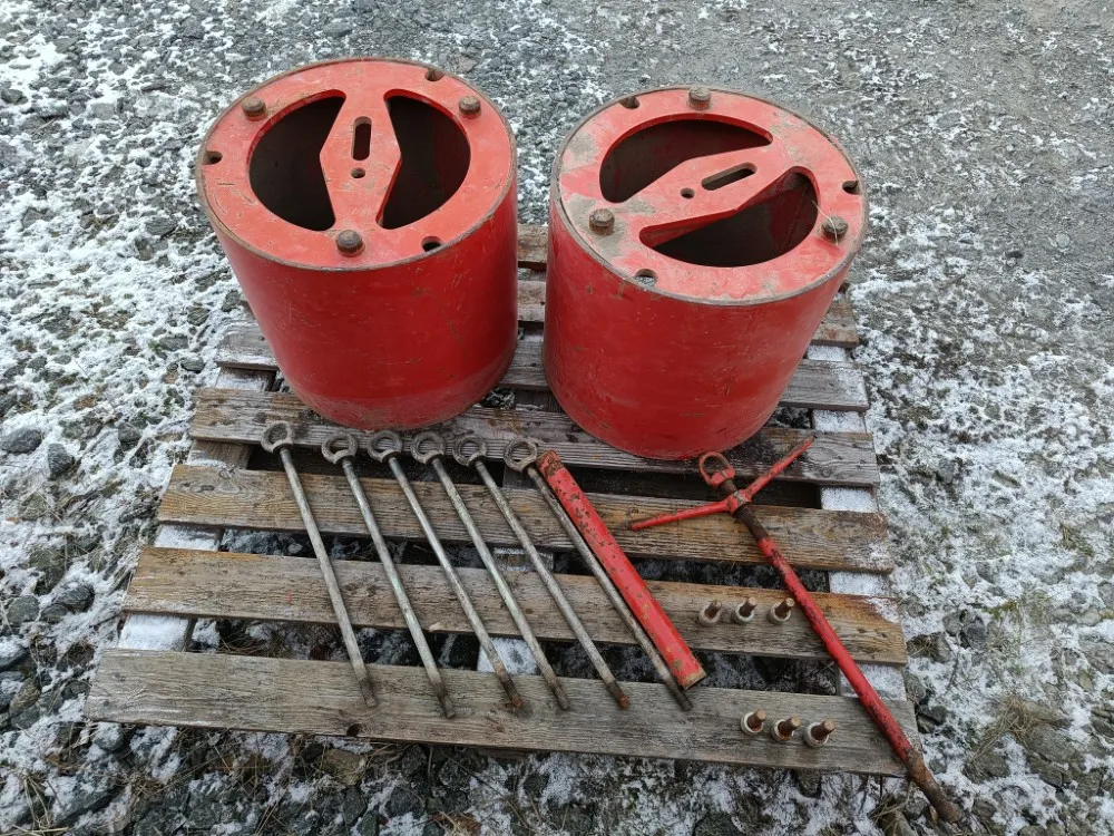 Fendt Farmer renkaat 18.4R38 / Vanteineen - Hyväkuntoiset