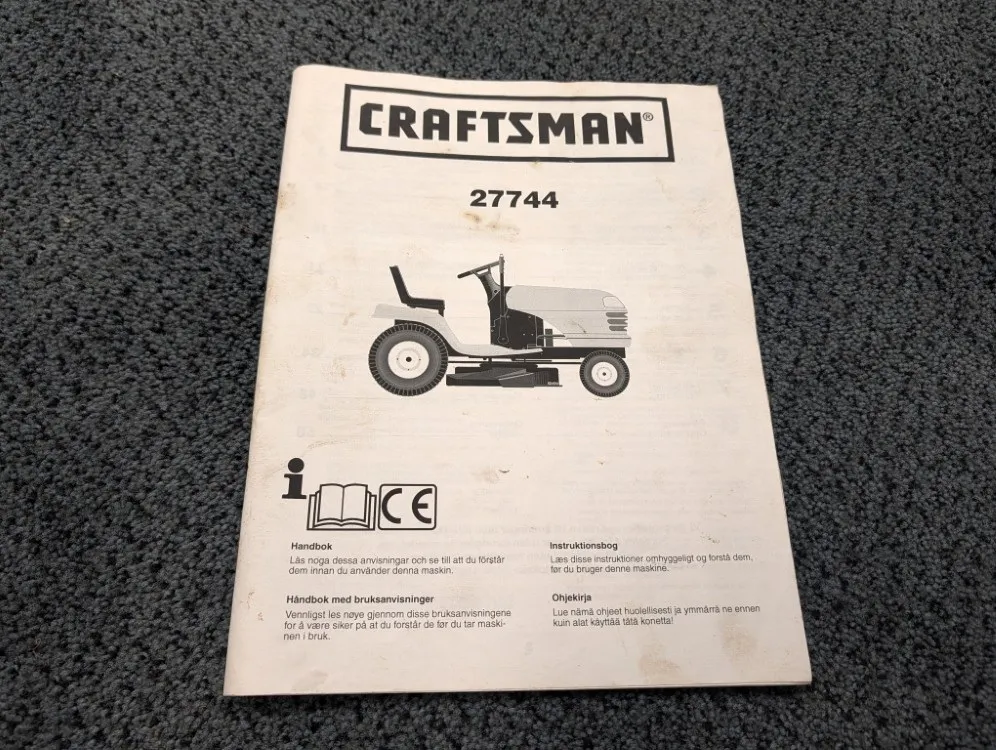Craftsman LT1000 ruohonleikkuri / 21hv - päältäajatteva - Katso video!