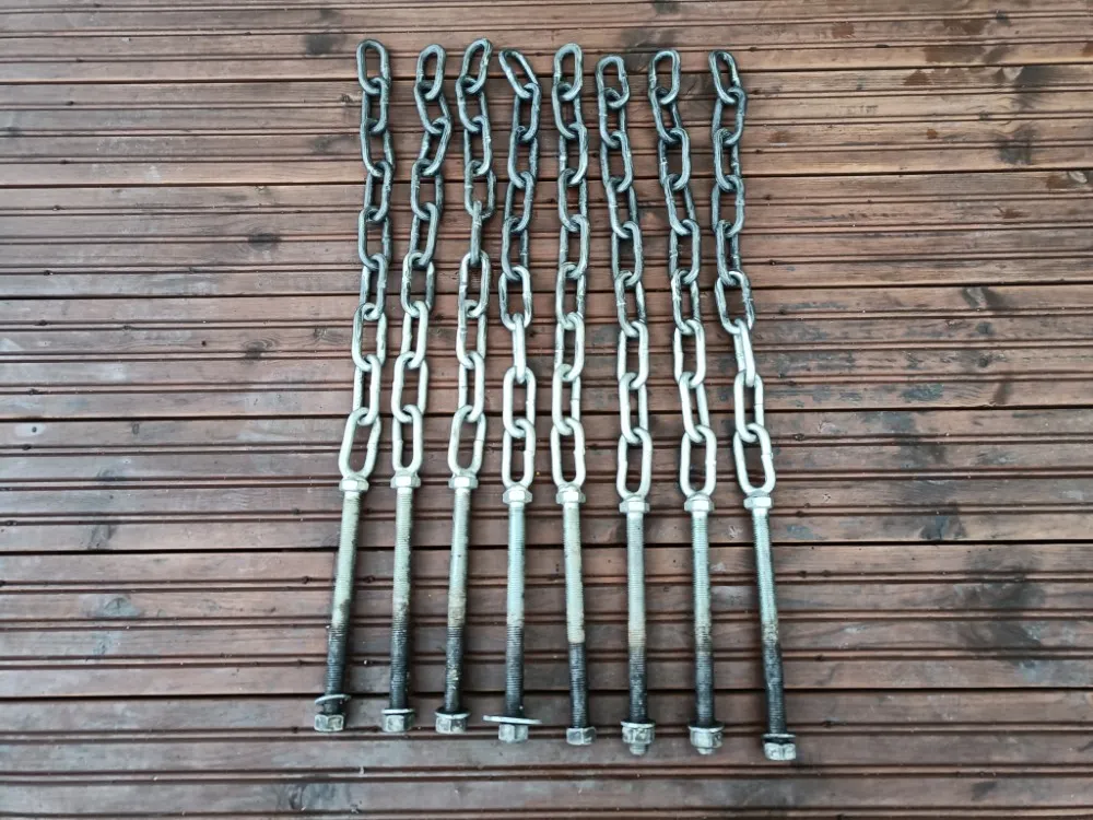 Paripyörien kiinnitysketjut  8kpl / Pituus 700 mm