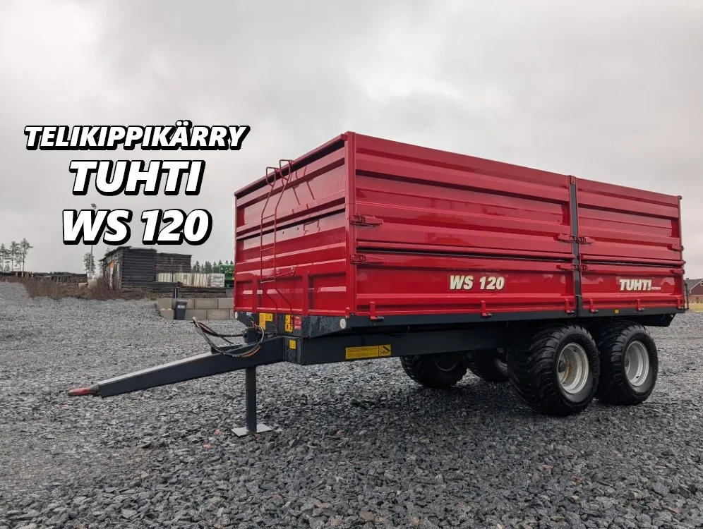 Tuhti WS 120 telikippikärry / Siisti ja hyvät varusteet - Katso video!