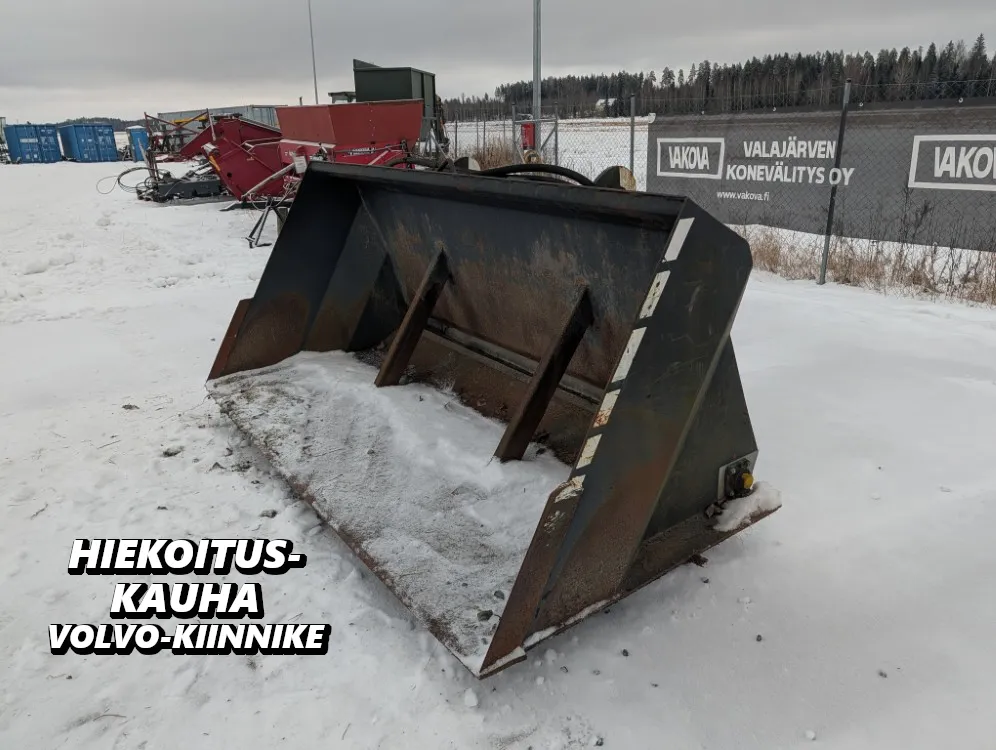 Hiekoituskauha 250cm / Volvo kiinnike - Katso video!