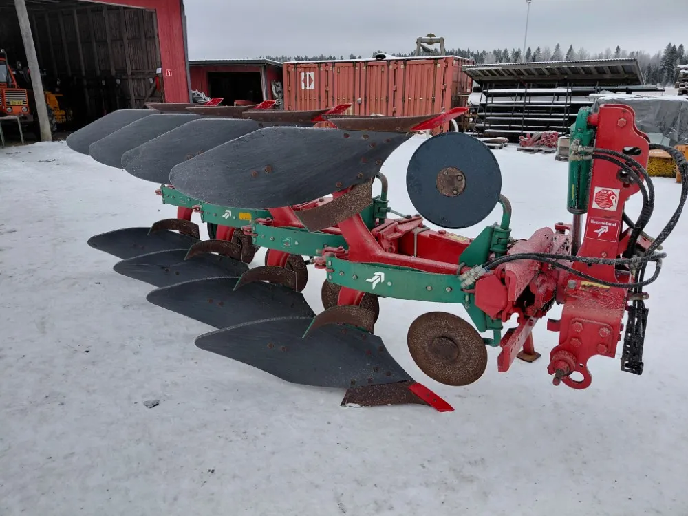 Kverneland ES 80-200-8 kääntöaura / 4-siipinen paluuaura - Katso video!