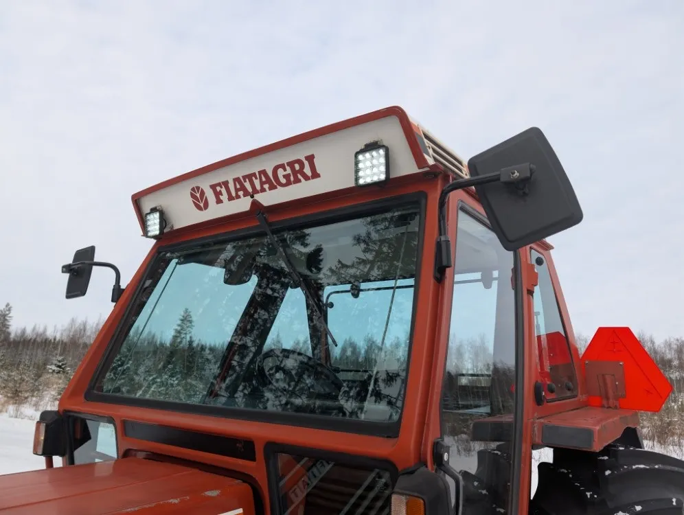 Fiat 100-90 Fiatagri traktori - takaveto / Juuri kattavasti huollettu - Katso video!