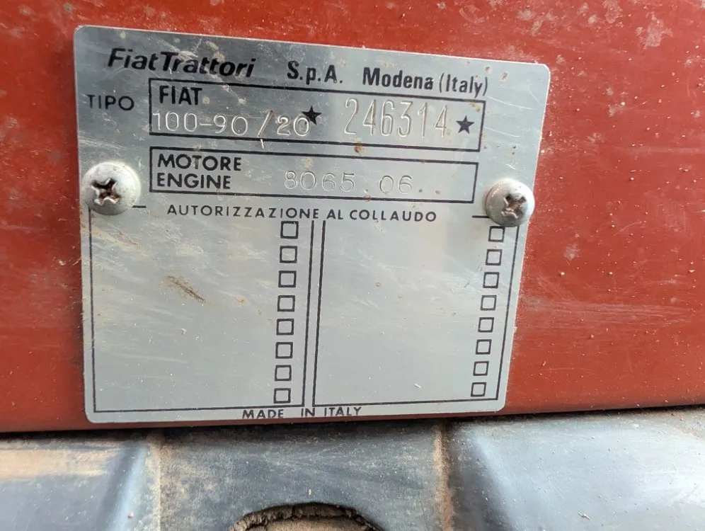Fiat 100-90 Fiatagri traktori - takaveto / Juuri kattavasti huollettu - Katso video!
