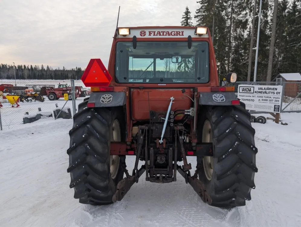 Fiat 100-90 Fiatagri traktori - takaveto / Juuri kattavasti huollettu - Katso video!