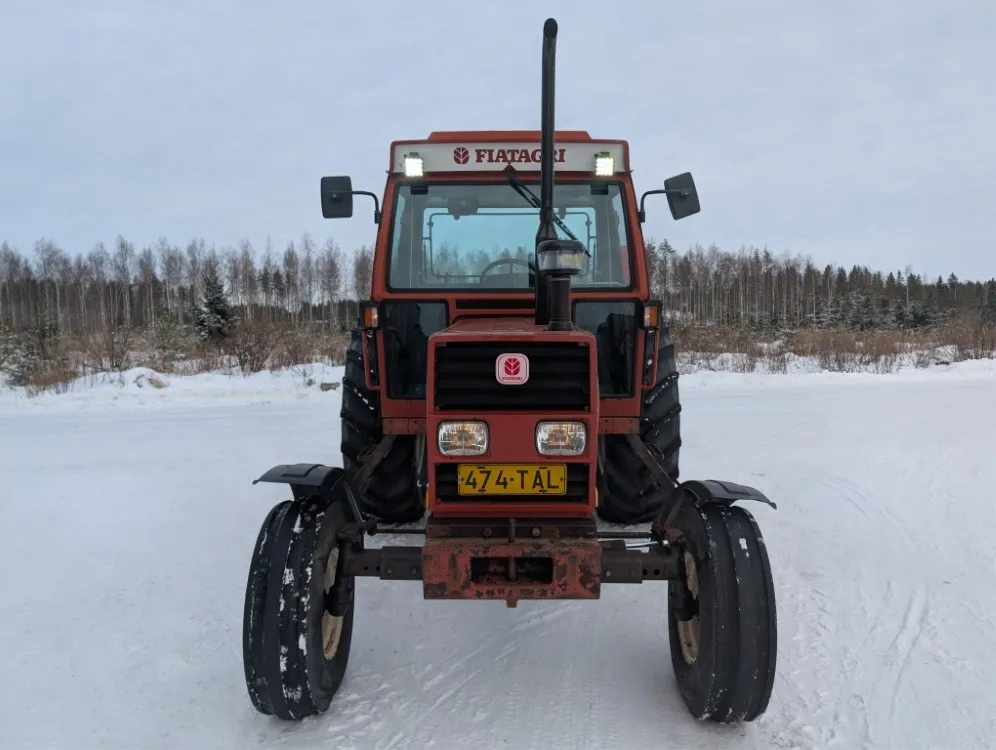 Fiat 100-90 Fiatagri traktori - takaveto / Juuri kattavasti huollettu - Katso video!
