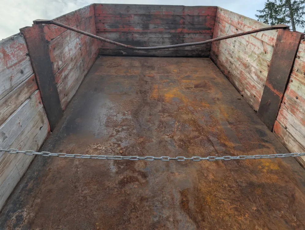 Kipa telikippikärry 11 tn - peltipohja / Hydrauliset jarrut, alvillinen, katso video!