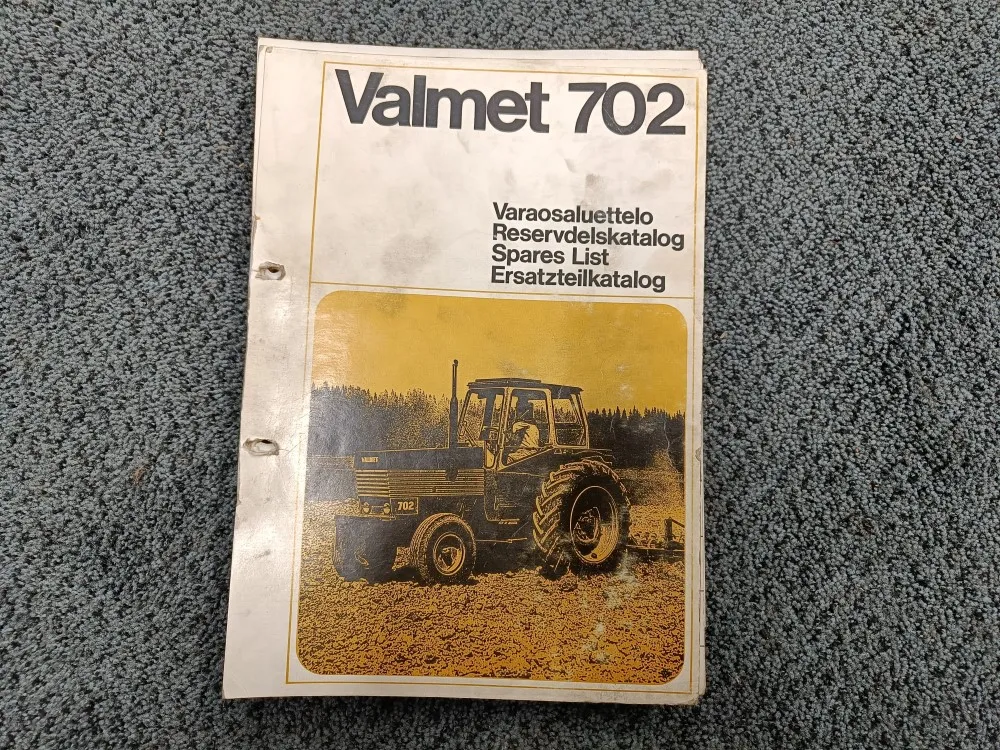Valmet 702 varaosaluettelo /