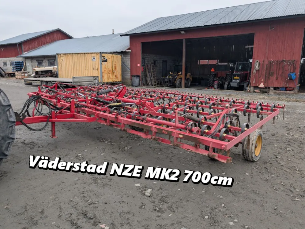 Väderstad NZE MK2 700cm äes / Hydraulinen etulata - jälkihara - VIDEO