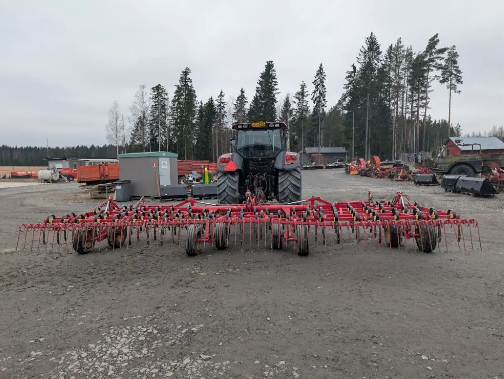 Väderstad NZE MK2 700cm äes / Hydraulinen etulata - jälkihara - VIDEO