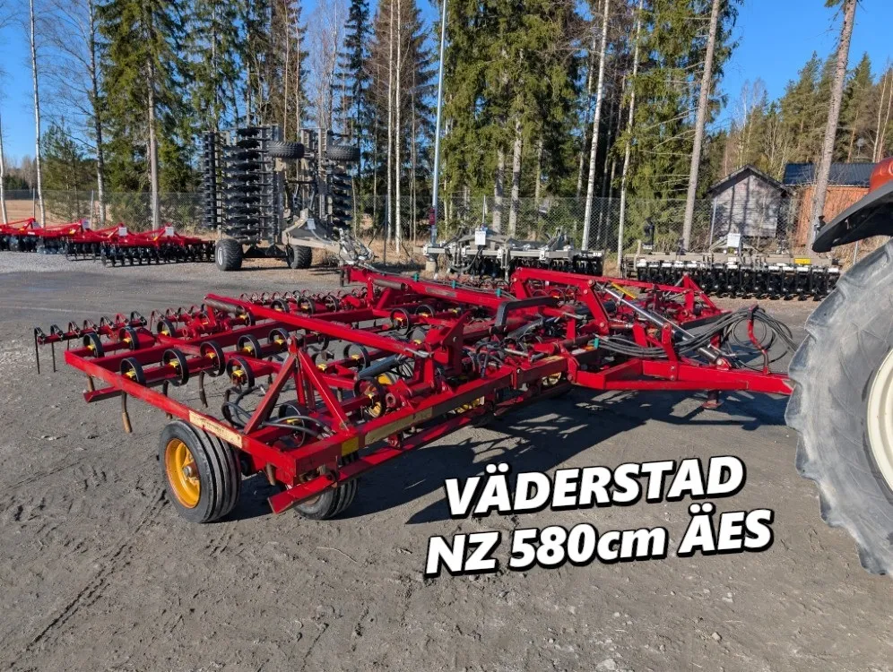 Väderstad NZ 580cm äes / Hydraulinen etulata - jälkihara - VIDEO