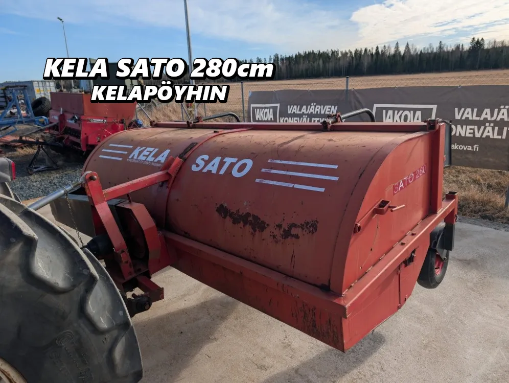 Kela Sato kelapöyhin 280cm / Karhottimilla - Katso video!