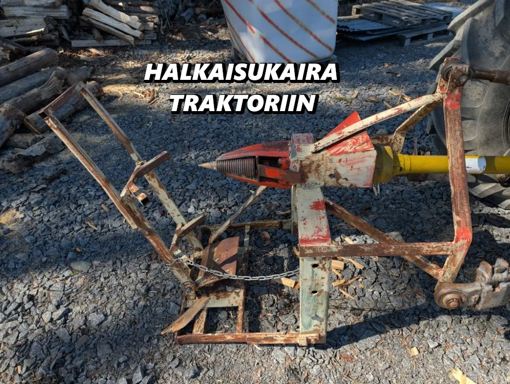 Halkaisukaira traktoriin / Katso video!