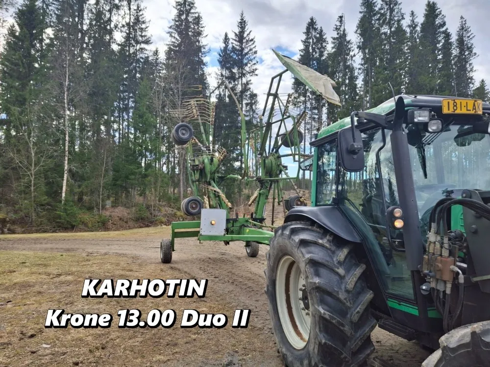 Krone 13.00 Duo II karhotin / Työleveys 680cm - Katso video!