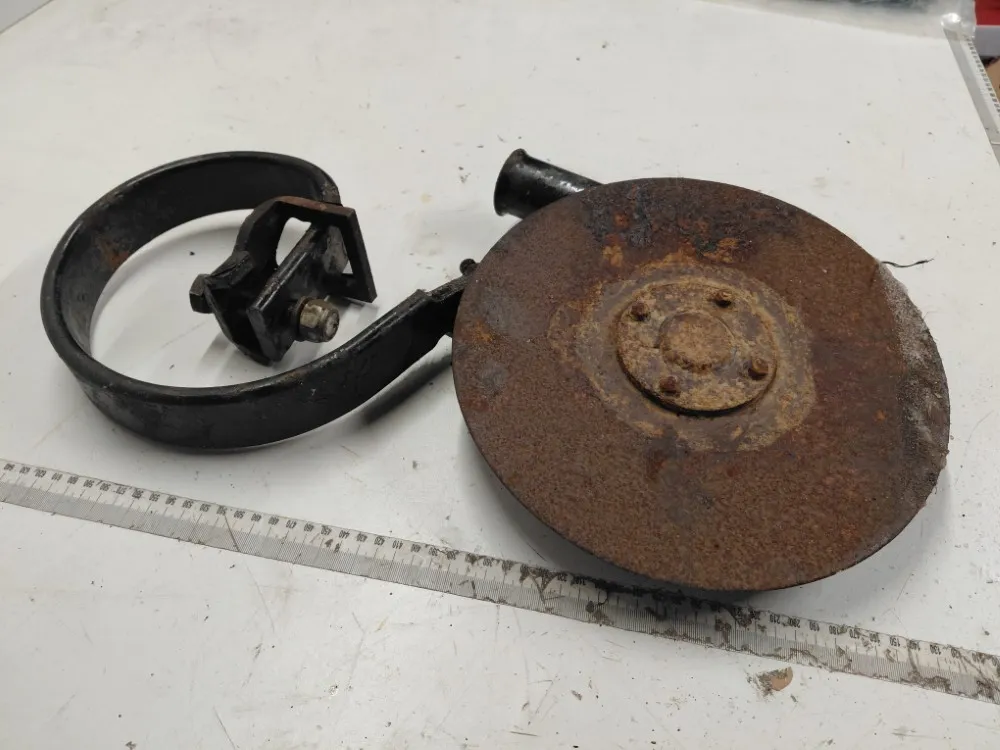 Simulta Junkkari kylvölannoittimen / Kiekkovannas etu vasen