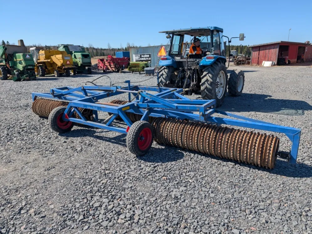 Dalbo Rollomat jyrät, 630cm / Kiekot 50cm, hydraulisesti taittuva, video!
