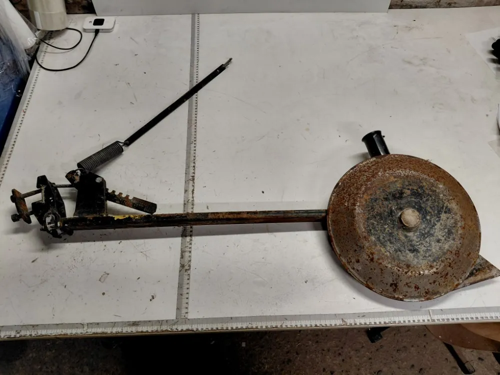 Simulta Junkkari kylvölannoittimen / kiekkovannas taka vasen