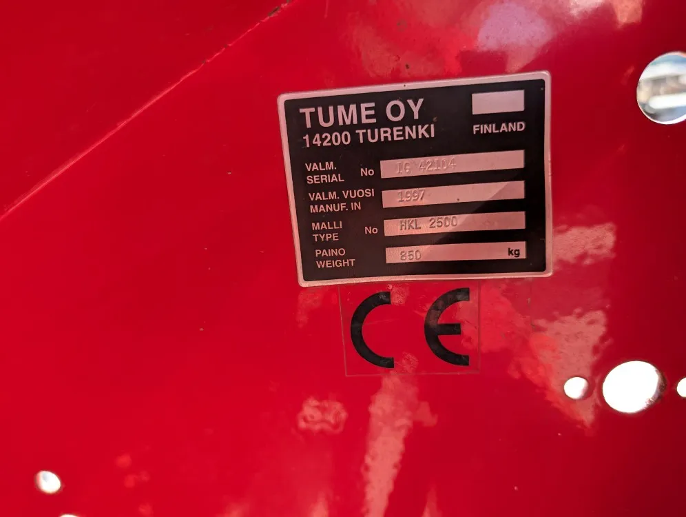 Tume HKL 2500 kylvölannoitin / Kevythinattava