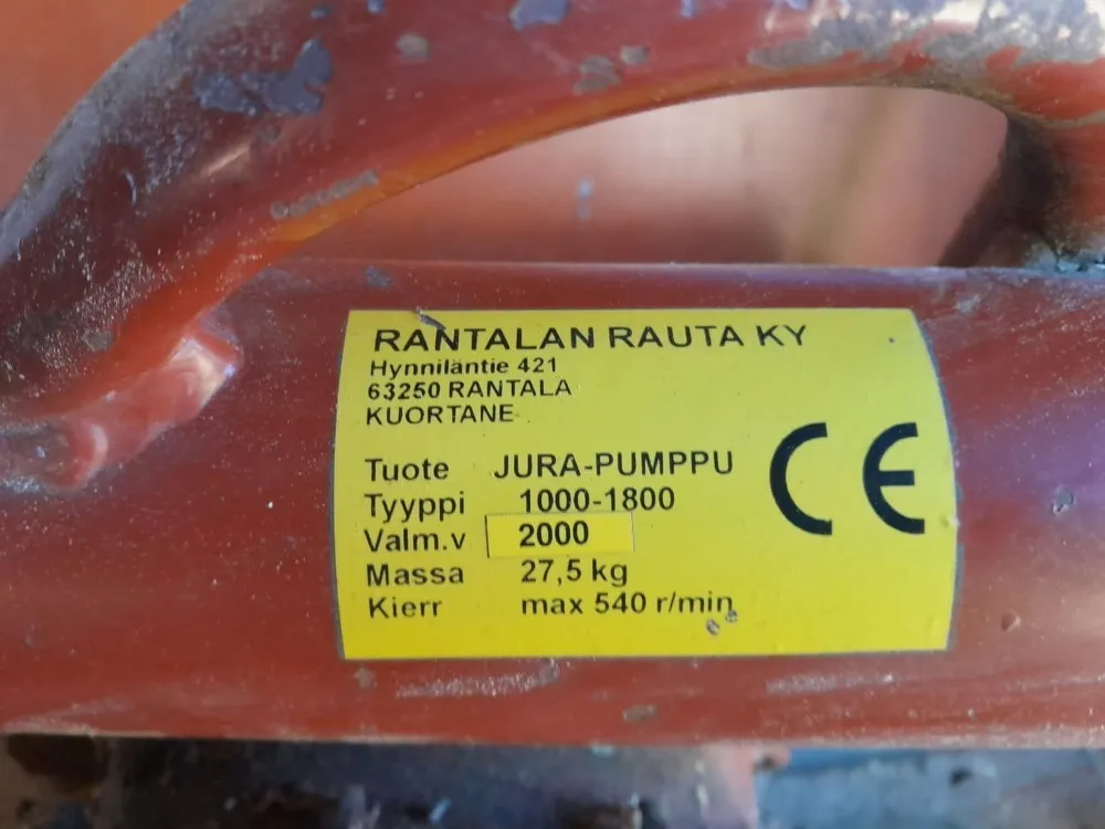 Jura lietepumppu /