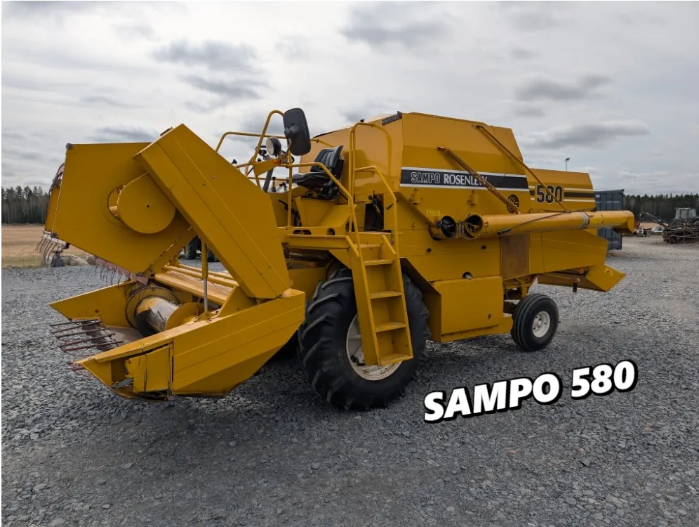 Sampo 580 hytitön leikkuupuimuri /