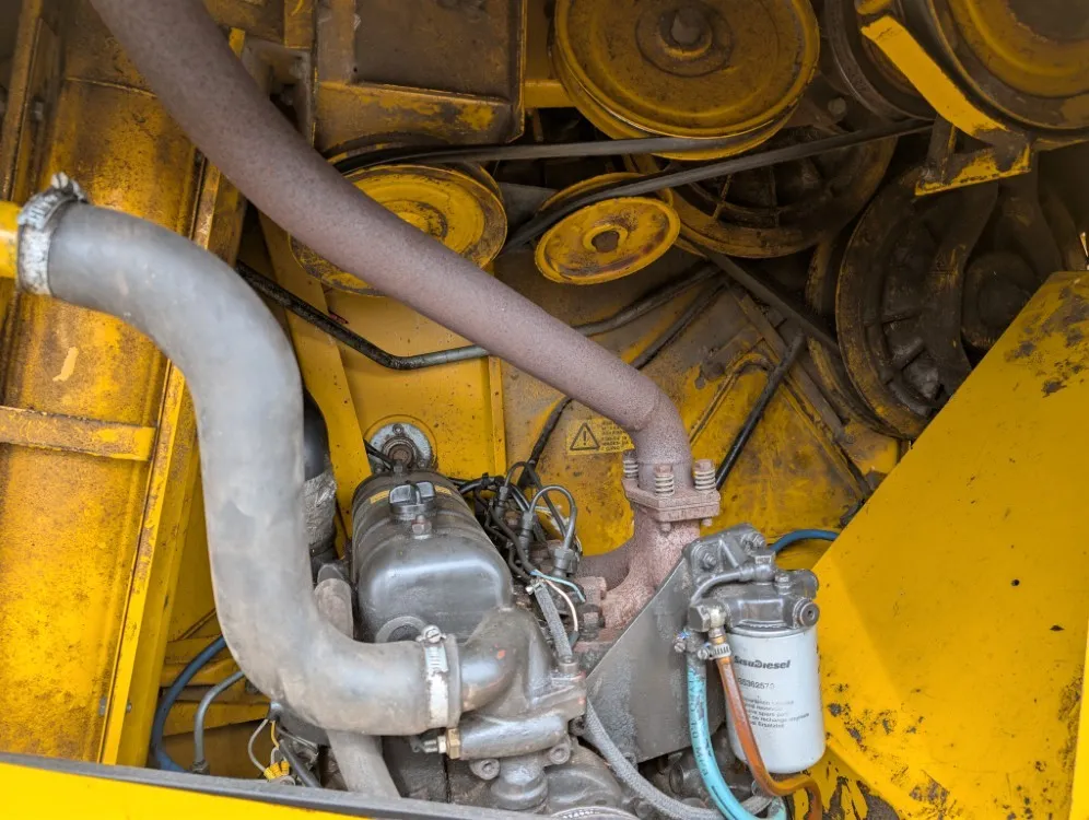 Sampo 580 hytitön leikkuupuimuri /