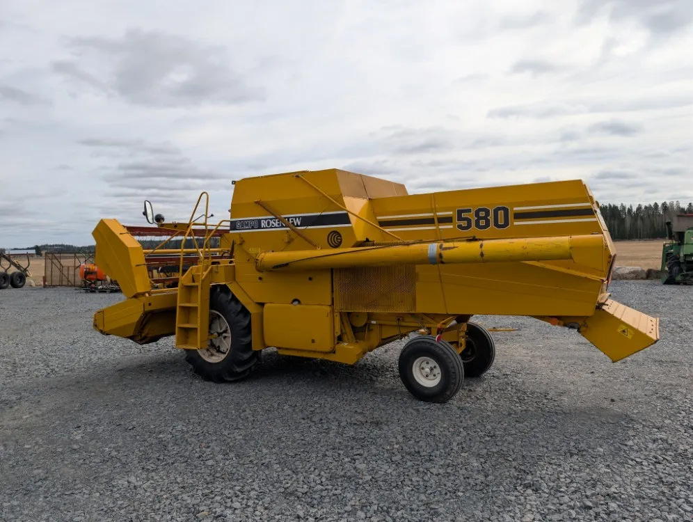 Sampo 580 hytitön leikkuupuimuri /