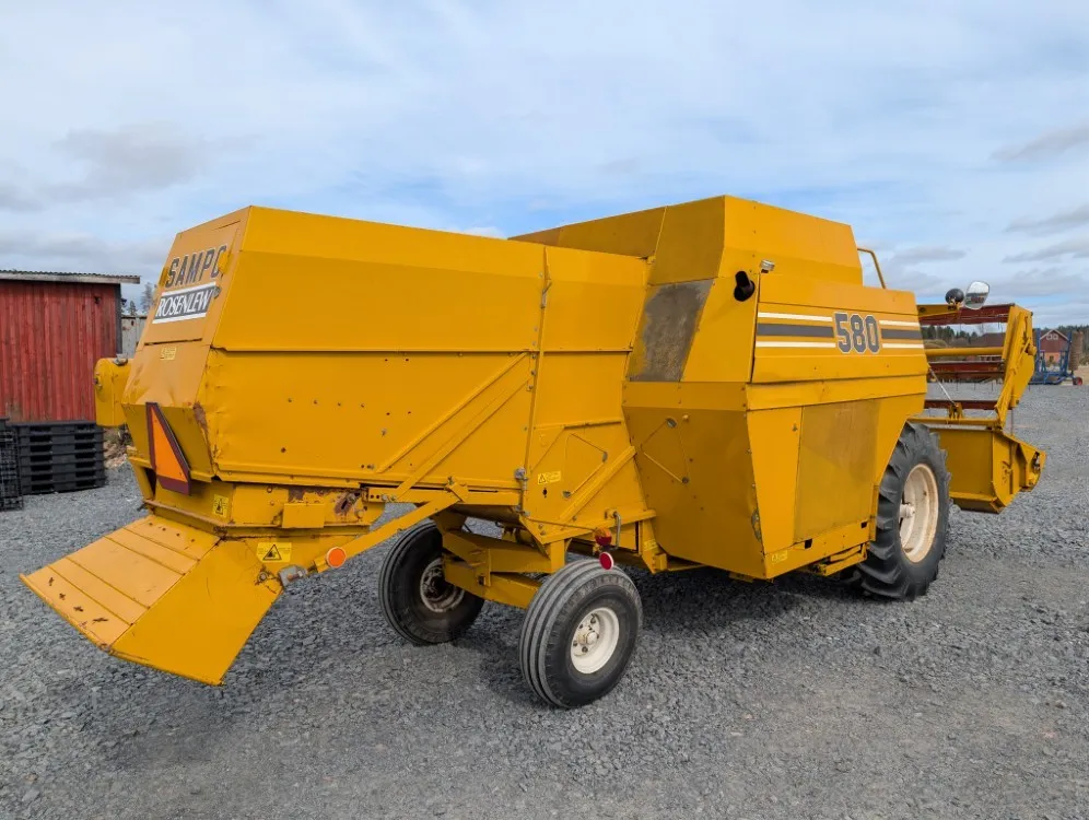 Sampo 580 hytitön leikkuupuimuri /