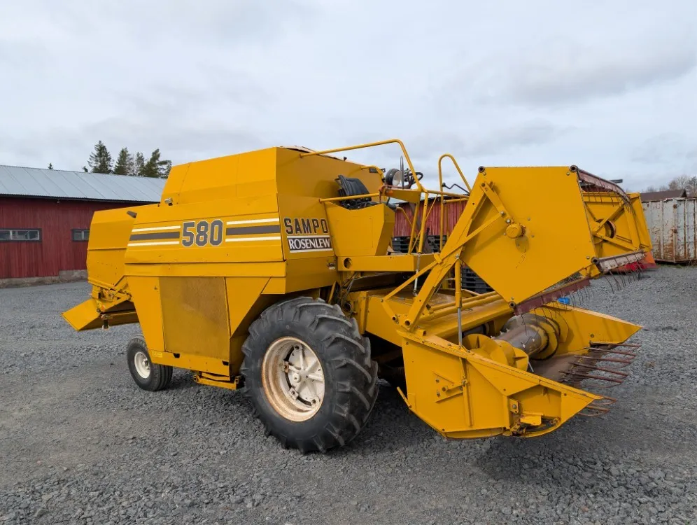 Sampo 580 hytitön leikkuupuimuri /