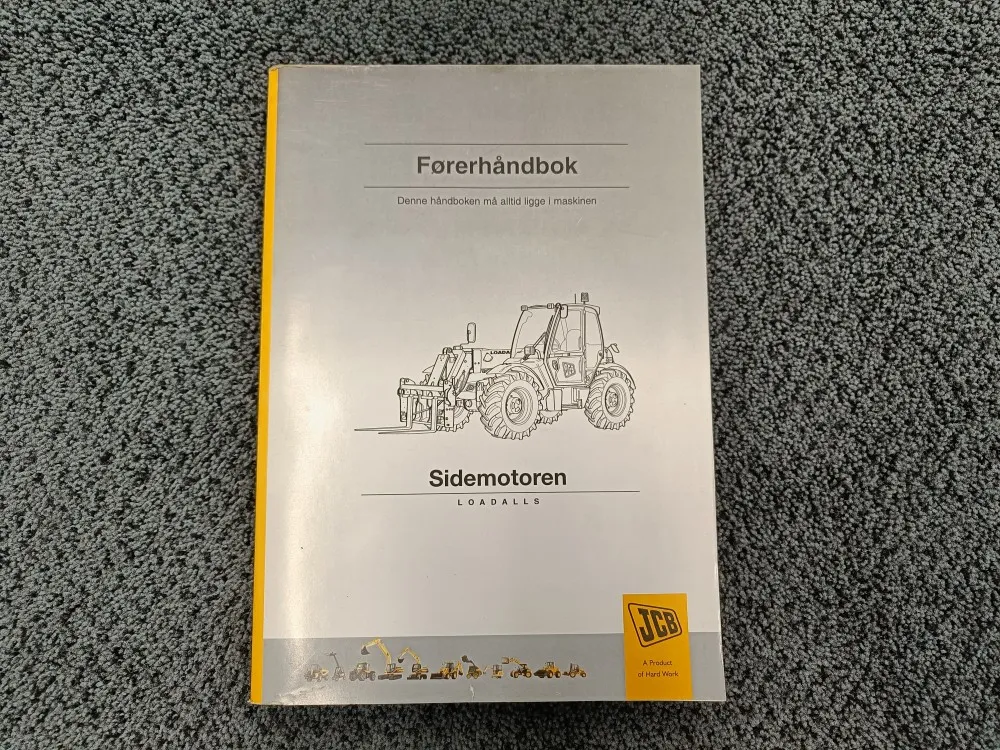 JCB Sidemotoren Kurottaja / Ohjekirja, norjankielinen