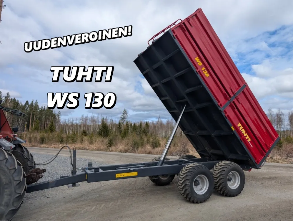 Tuhti WS130 telikippikärry / 140HL, 13.000kg - UPEA - Katso video!