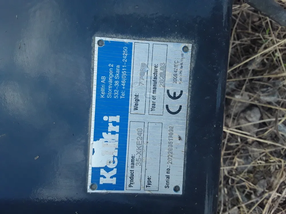 Kellfri XKE 240 kelamurskain / Hydraulinen sivusiirto