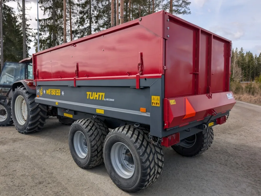 Tuhti WS150 D3 maansiirtokärry viljakasetilla / tilavuus 175HL, uudenveroinen paketti