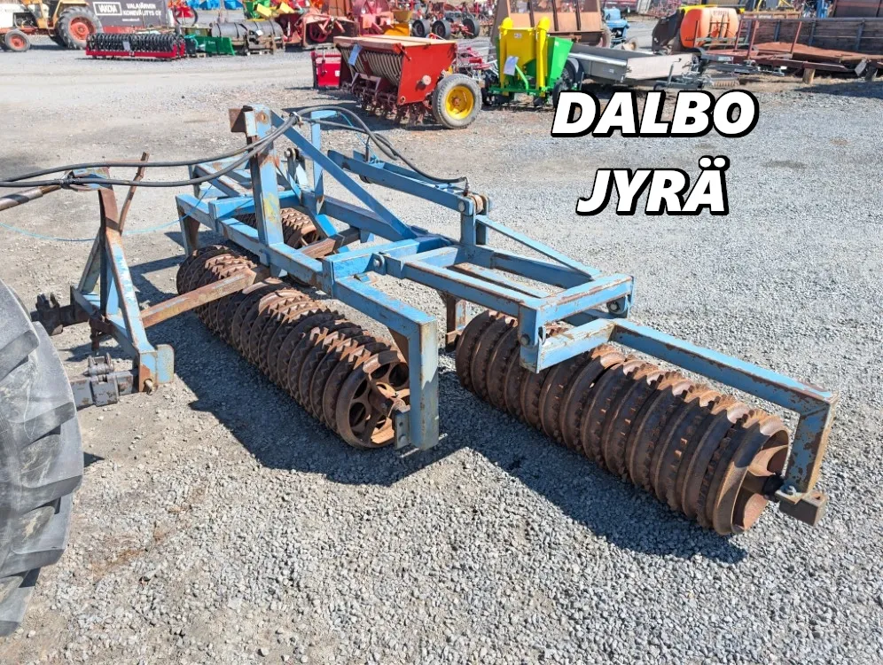 Dalbo jyrä 425cm, kiekot 45cm / Hydraulisesti taittuva, katso video!