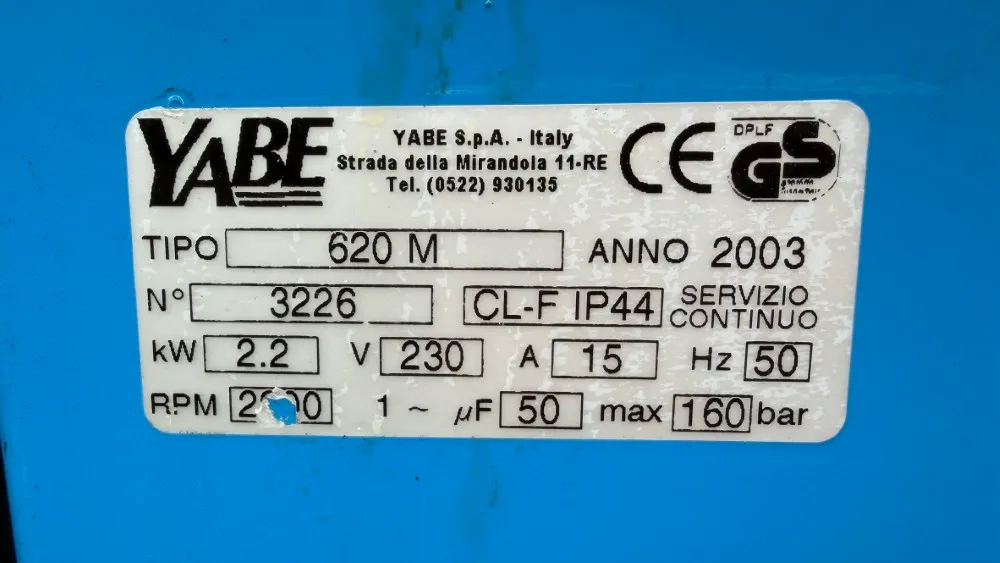 Hydraulihalkaisija Yabe 620M sähkökäyttöinen /