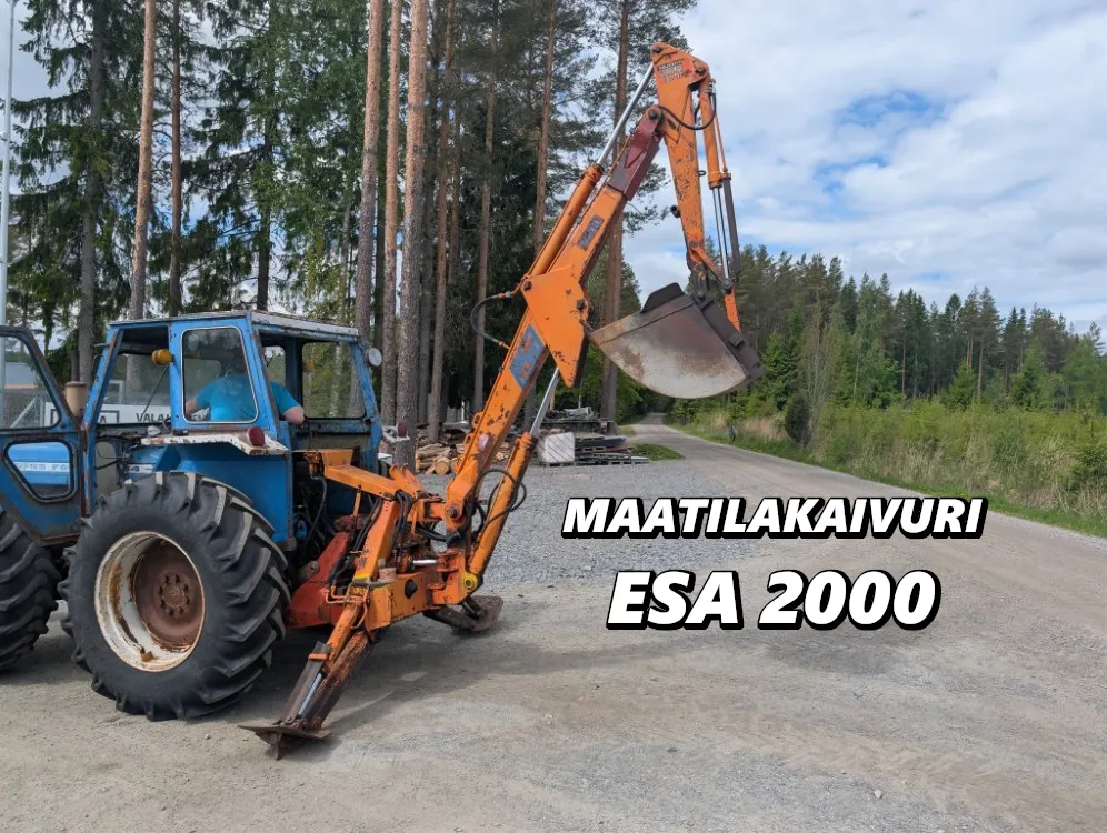 Esa 2000 maatilakaivuripaketti / Paljon kauhoja mukaan, katso video!