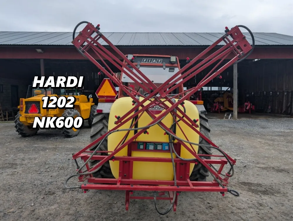 Hardi 1202 NK600 / säiliö 600L /työleveys 10m / Katsastettu 17.6.2026 / katso video!