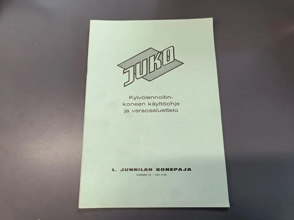 Juko kylvölannoitin / Käyttöohje ja varaosaluettelo