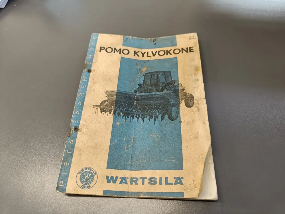 Pomo kylvökone / Kylvökoneen käyttöohjekirja